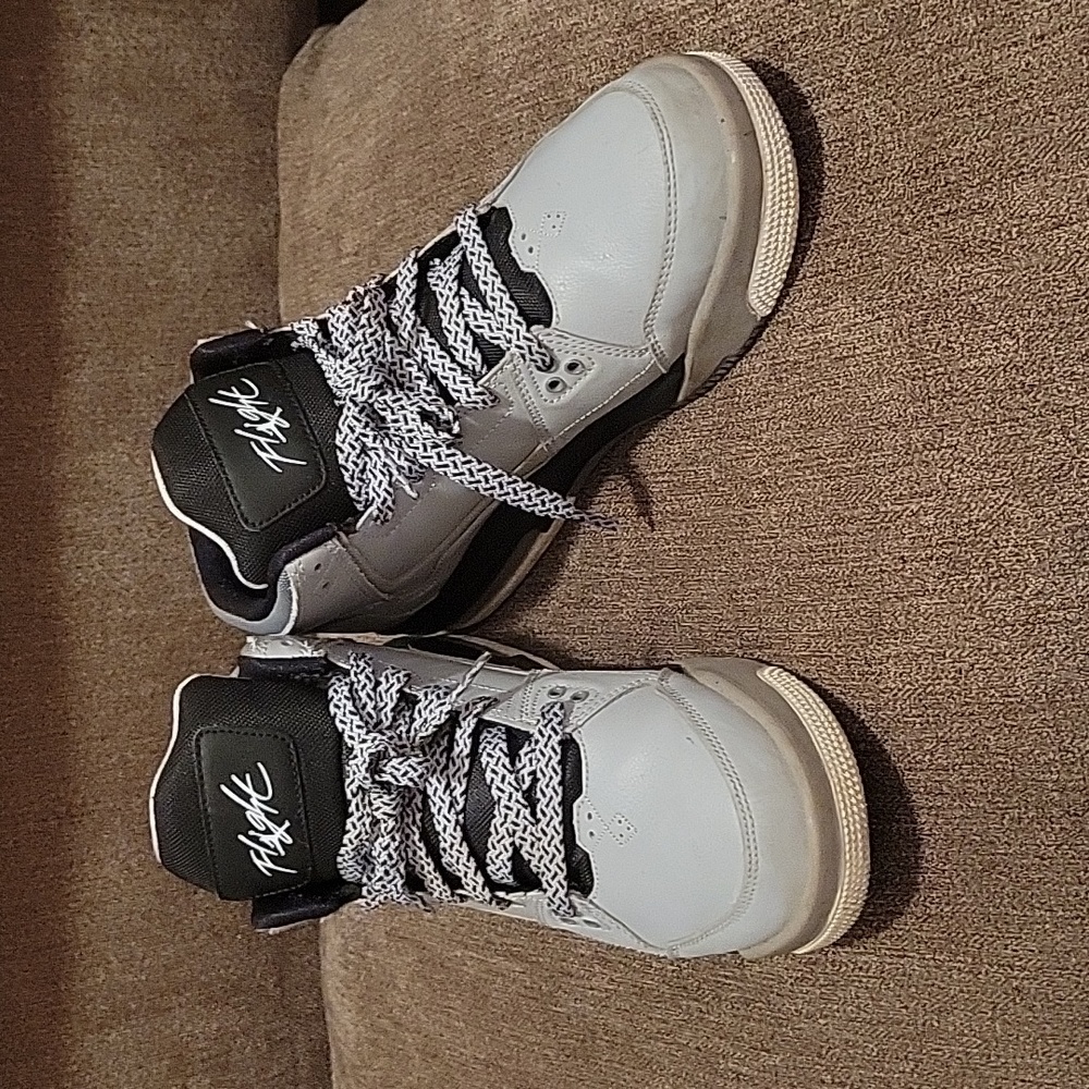 Gray Nike Air Jordan Sneakers